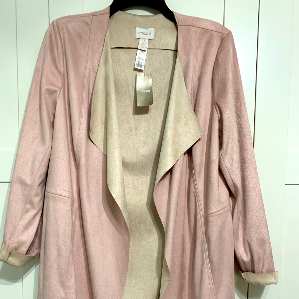 Chico’s Double-Face Faux Suede Duster